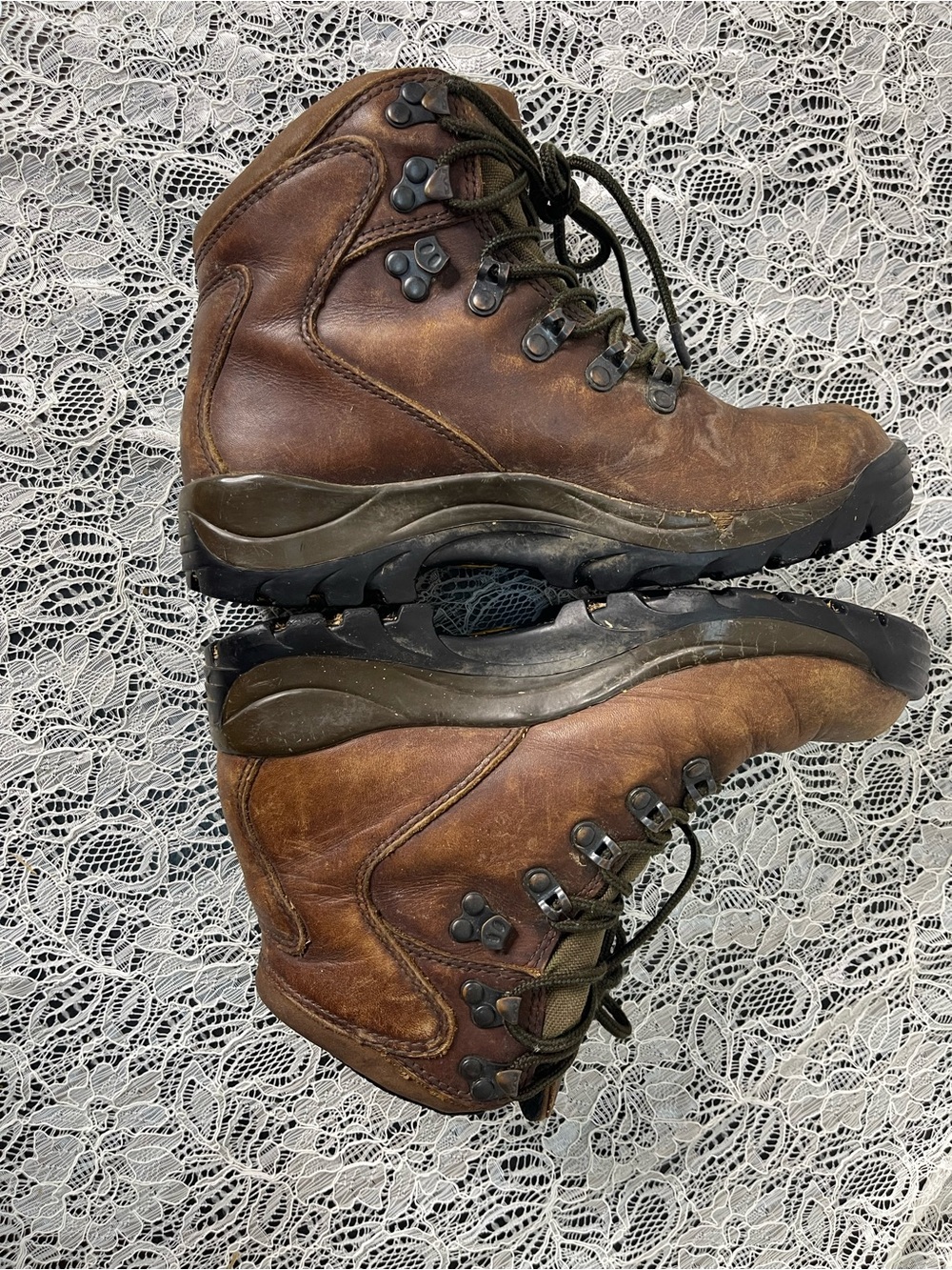 REI Monarch Leather GTX Women's Hiking Boots Size 6 Brown Waterproof Gore-Tex An